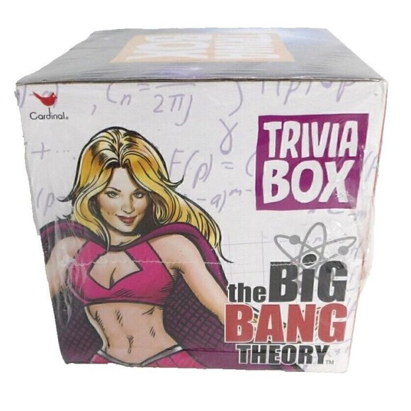 The Big Bang Theory Trivia Box Game CARDINAL WARNER BROS, NEW - Picture 2 of 4